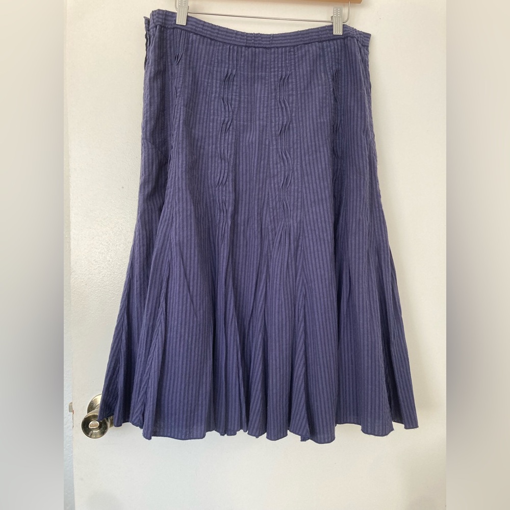 Coldwater Creek A-Line Skirt in Deep Purple - Picture 2 of 6
